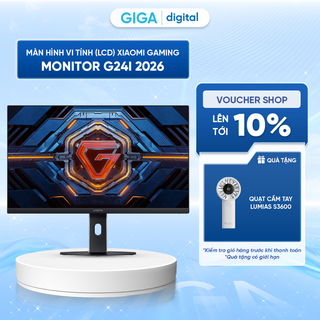 Màn hình máy tính Xiaomi Gaming Monitor G24i ELA5625EU - Fast IPS LCD | Tần số quét cao 180Hz | GTG 