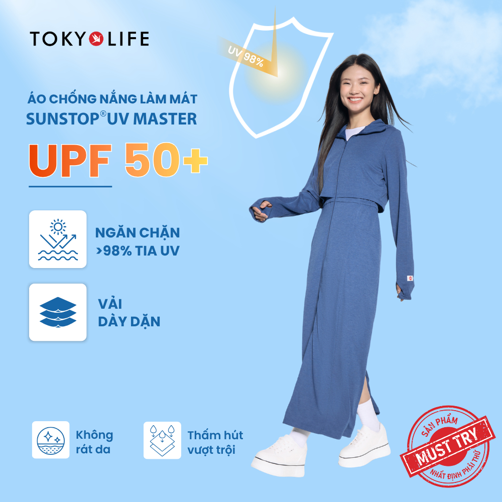 Áo Khoác Chống Nắng Chống Tia UV Nữ Sunstop [TÚI HỘP]  UV Master 40000441 - TOKYOLIFE