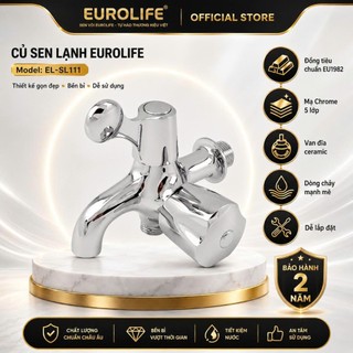 Củ sen tắm lạnh đồng mạ chrome eurolife el-sl111 đầm tay