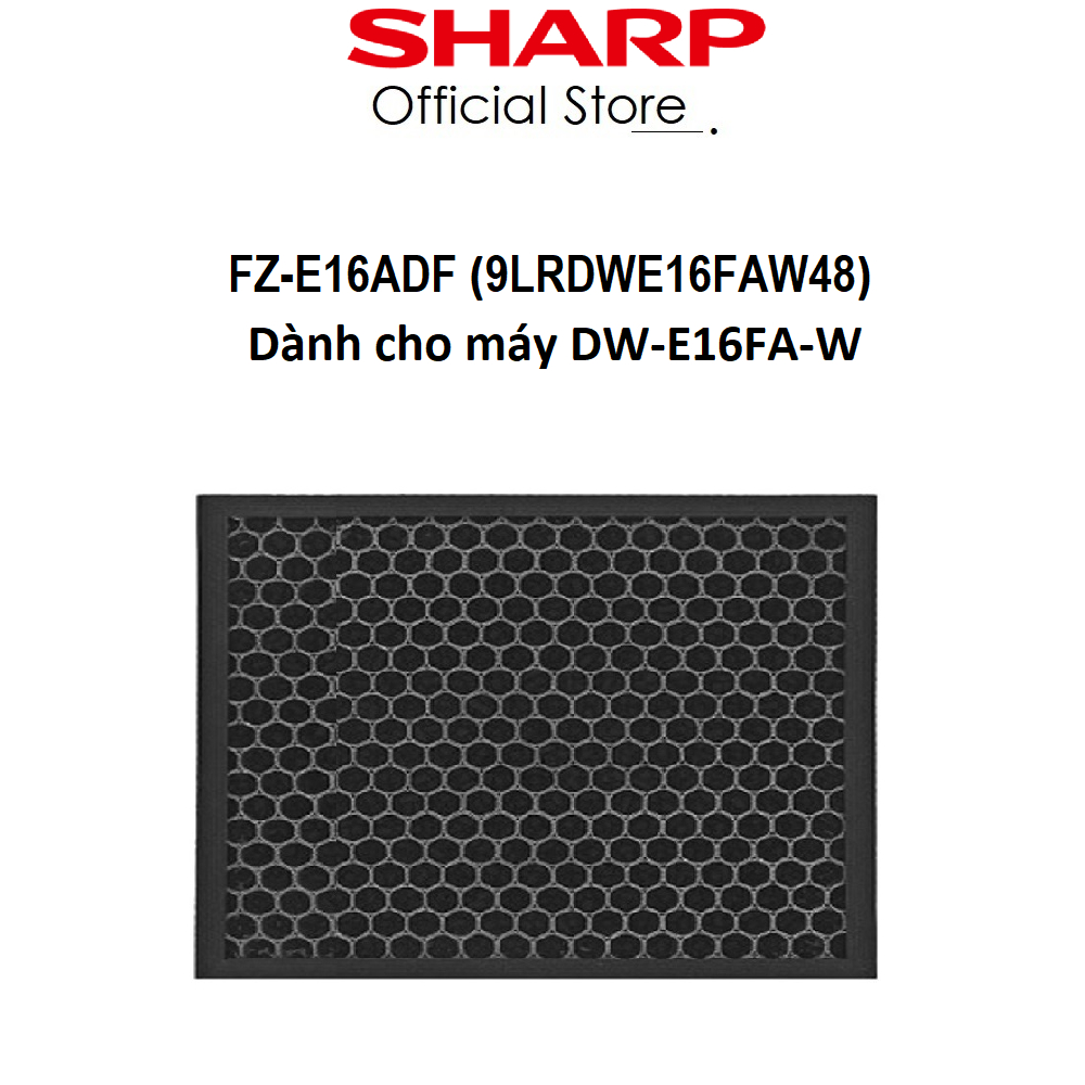 Bộ lọc khử mùi Sharp FZ-E16ADF dành cho Sharp DW-E16FA-W - Hàng chính hãng