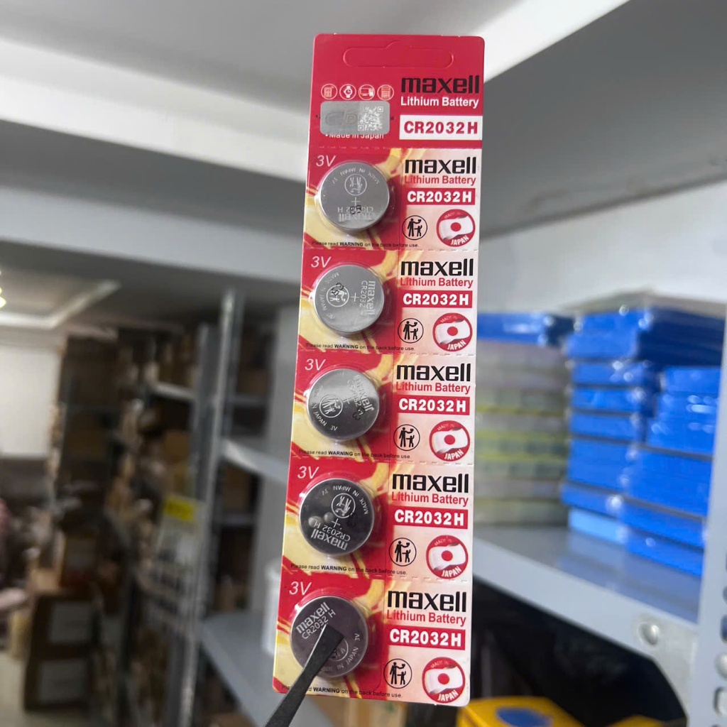 ( GIAO NHANH ) Pin remote smartkey oto xe máy CR2032H CR2032 2032 Maxell Nhật Dung Lượng Cao 2 Năm