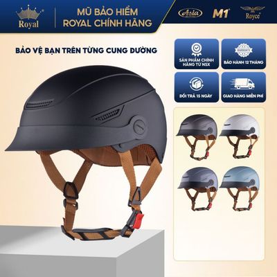 Royal M189 Mũ Bảo Hiểm Nửa Đầu Có Lưỡi Trai Che Nắng, Nam Nữ Đi Xe Máy, Chính Hãng Từ Nhà Sản Xuất