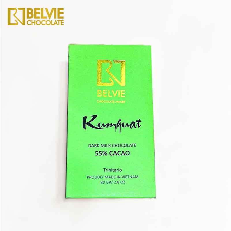 Socola sữa vị tắc 55% cacao, 80g