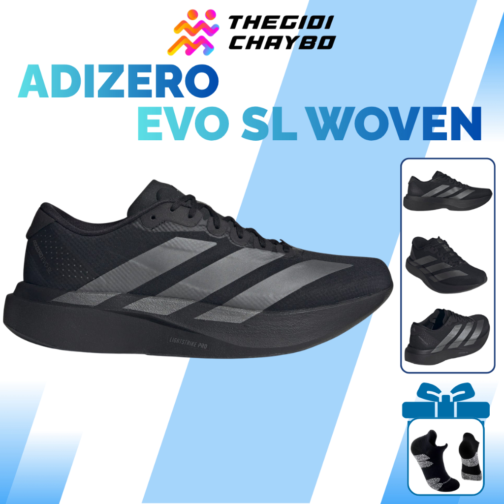Giày Chạy Bộ Nam Adidas Adizero EVO SL - Lightstrike PRO Chạy Tốc Độ Tempo Race Marathon