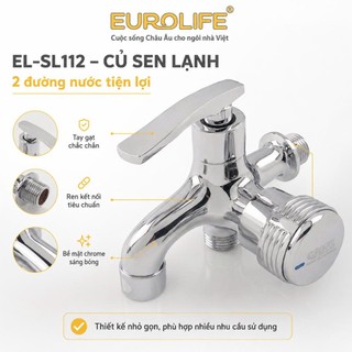 Củ Sen Tắm Lạnh Đồng Mạ Chrome Eurolife EL-SL112 (Bảo Hành 2 Năm)