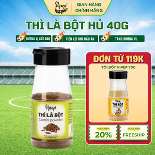 Thì Là Bột Tự Nhiên Vipep Hũ Nhựa 40g - Gia vị Vipep