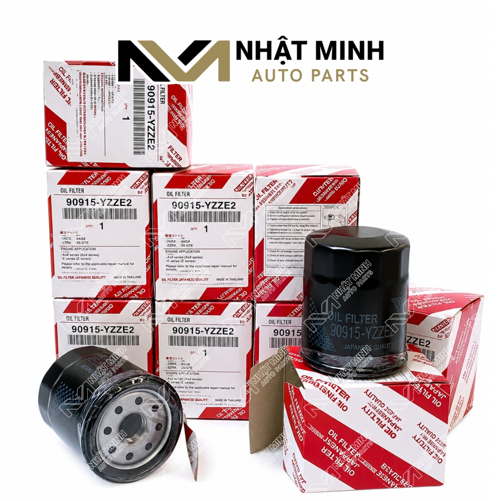 Lọc nhớt (lọc dầu) động cơ Toyota Camry, Zace, Rav4, Altis (Mã: 90915YZZE2 /9091510002/9091510004)
