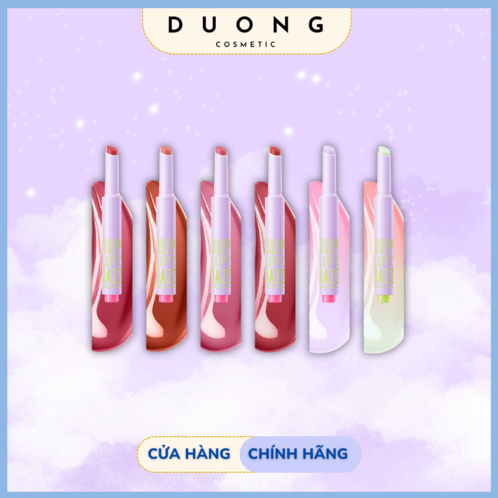 Son dưỡng DAZZLE ME Color Chrome Melt to Dew Lip Click dưỡng ẩm căng bóng đôi môi 2g