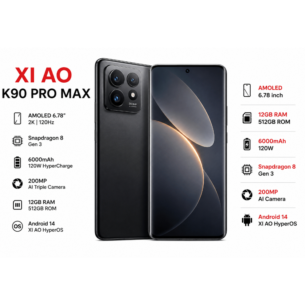 XI AO  K90 PRO MAX 12/256GB LIKE NEW FULLBOX ĐẸP 99% NGUYÊN BẢN ( QUA SỬ DỤNG )