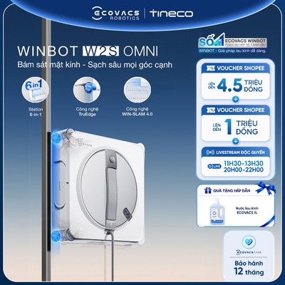 [KOLs Live] Ecovacs Winbot W2S Omni 2027 Robot lau kính
