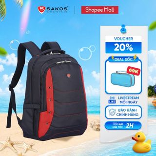 Balo laptop du lịch cao cấp sakos brisk 15.6 inch năng động dung tích lớn đựng nhiều đồ