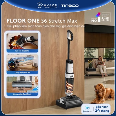 [KOLs Live] Tineco Floor One S6 Stretch Max Máy hút bụi lau sàn khô ướt