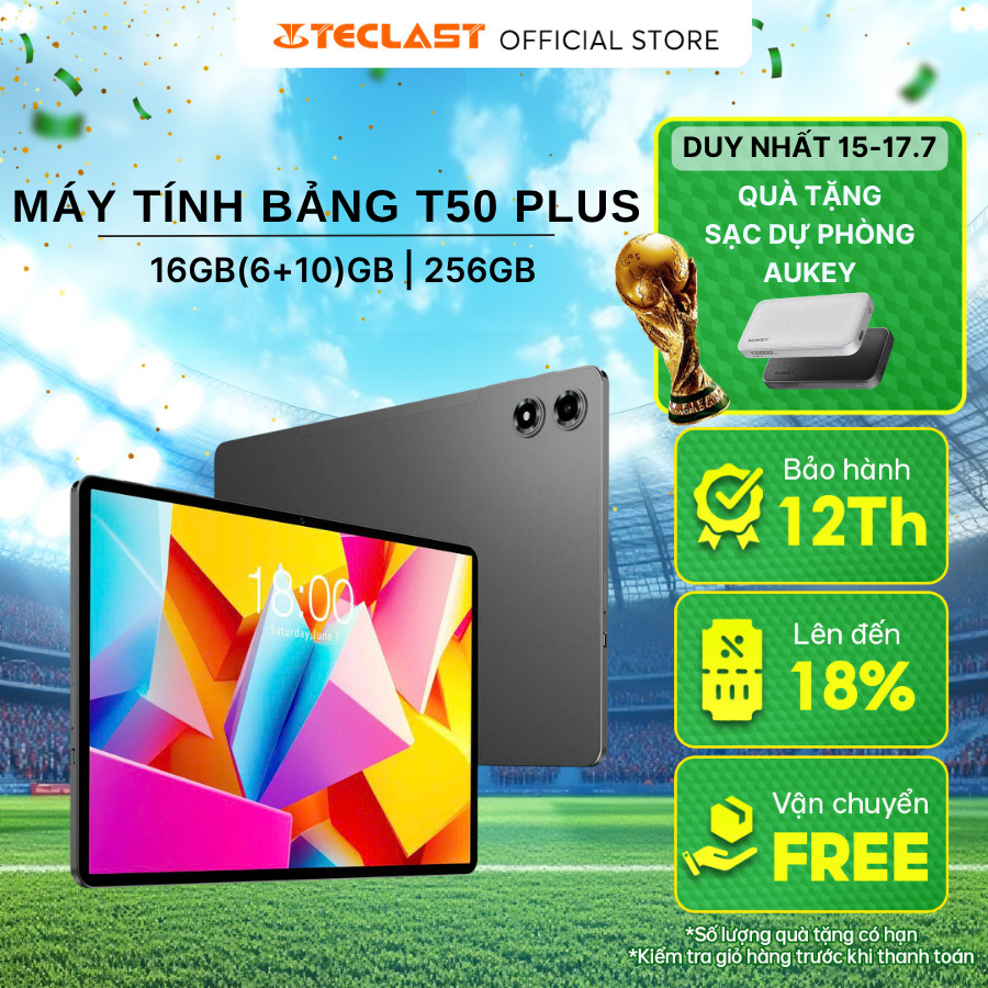 [SIÊU PHẨM MỚI] Máy Tính Bảng TECLAST T50 PLUS 2025 20GB(8+12)/256GB | 16GB(6+10)/256GB | FHD 11” | 