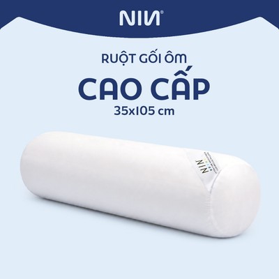 Ruột Gối Ôm Tơ Tằm Nhân Tạo Cao Cấp NIN House | 35x100cm | Chất Liệu Gòn Micro Siêu Mịn