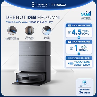 [KOLs Live] Ecovacs DEEBOT X11 Pro Omni Robot hút bụi lau nhà