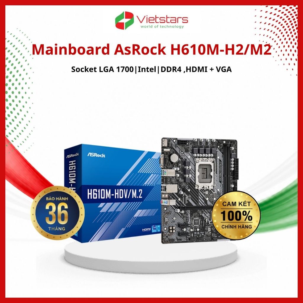 Mainboard ASROCK H610M-H2/M.2, Socket LGA 1700/ DDR4, HDMI x2