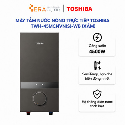 Máy Nước Nóng Trực Tiếp Toshiba TWH-45MCNVN(S)-WB (Không bơm) - Hàng chính hãng
