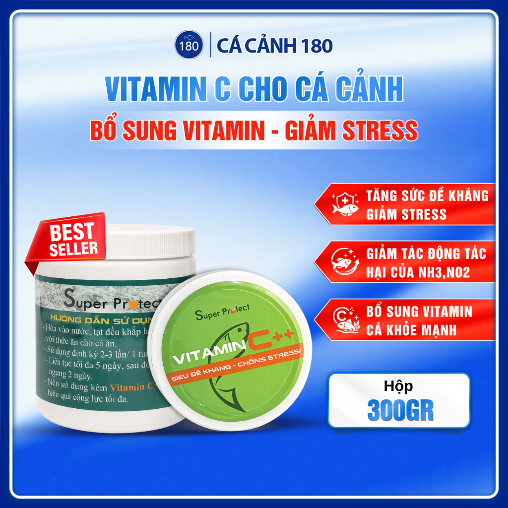 Vitamin C cho cá cảnh (super protect)