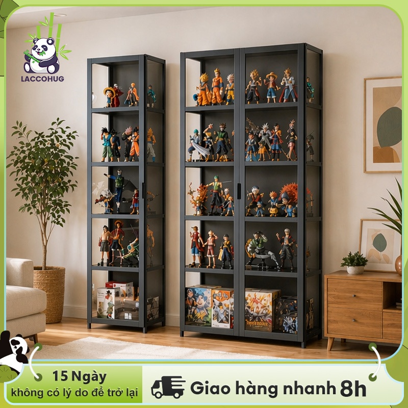 LACCOHUG tủ trưng bày màu xám Khối Xây Dựng Tủ Trưng Bày Làm Bằng Tay Lego Acrylic