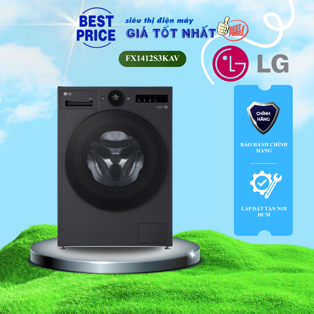 FX1412S3KAV | Máy giặt LG AI DD Inverter 12 kg FX1412S3KAV