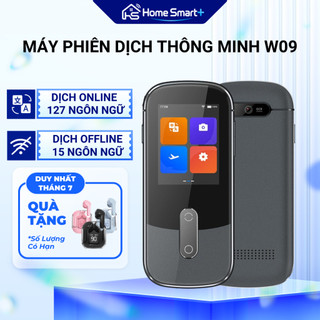 Máy phiên dịch ngôn ngữ 2 chiều W09 dịch 127 ngôn ngữ, dịch không cần mạng 15 ngôn ngữ, thiết kế nhỏ gọn