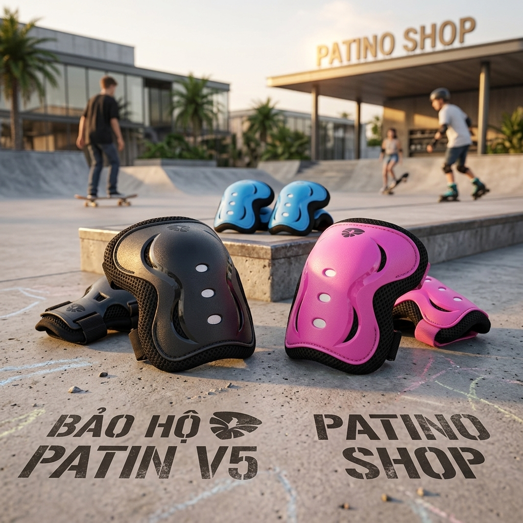 Bảo hộ tay chân Flying Eagle V5 cho bé cao cấp an toàn trượt patin, ván trượt - PATINO