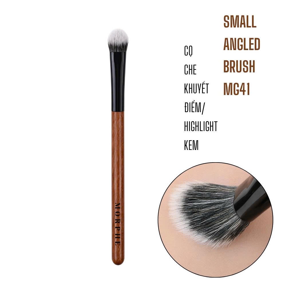 Cọ Che Khuyết Điểm - Cọ Tán Má Hồng Kem MORPHE Small Angled Brus MG41