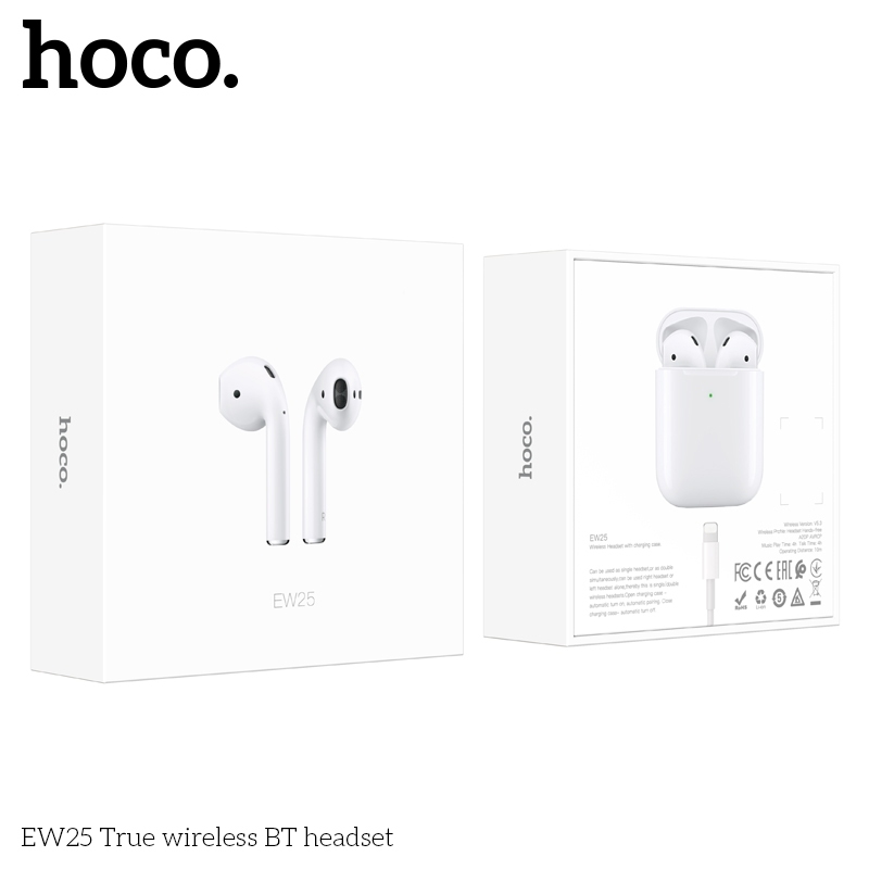 Tai Nghe Bluetooth Không Dây HOCO EW25 TWS Bluetooth 5.3 Có Mic Cảm Ứng Hỗ Trợ Siri Cho Android iPho
