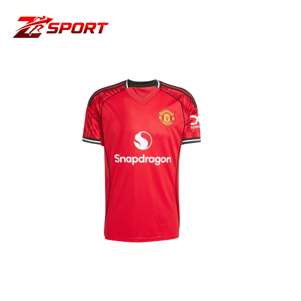Bộ Quần Áo Bóng Đá Nam Nữ M.U Đỏ 2025 ZSPORT - Đồ Đá Banh MU Sân Nhà Vải Mè Hàn Cao Cấp