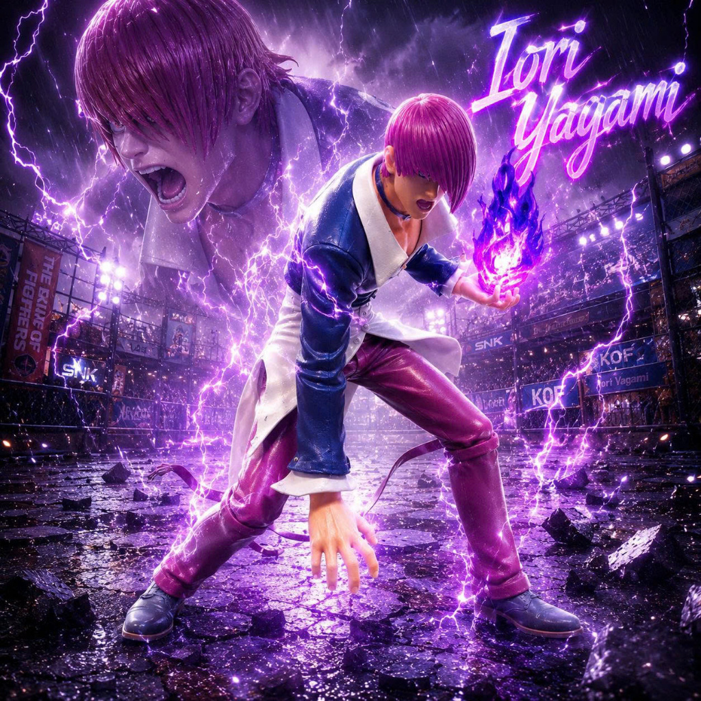 Mô hình game đối kháng The King of Fighters - Iori Yagami