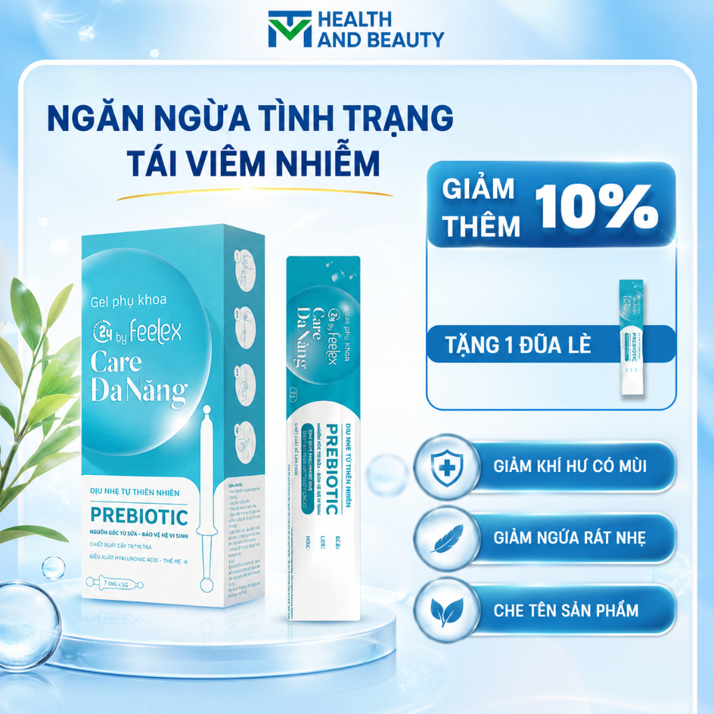 Đũa thần phụ khoa inner C24 by Feelex Care đa năng hỗ trợ giảm mùi, giảm viêm nhẹ, dưỡng ẩm sâu - Hộ