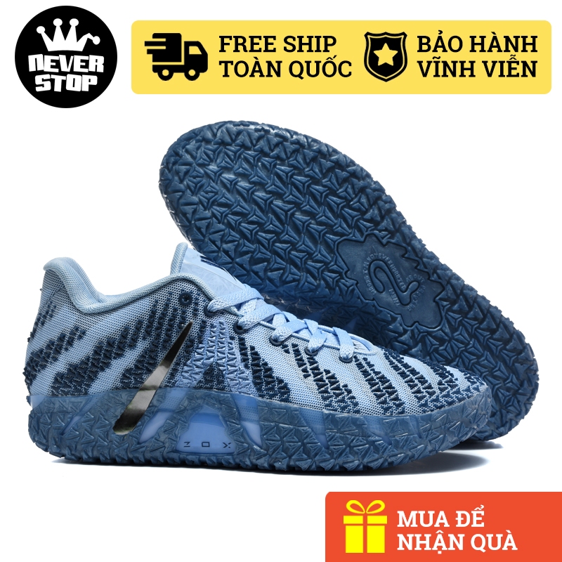 Giày bóng rổ JA 3 COBALT BLISS bản đẹp, đế bám rít sân, bộ đế ZoomX mang êm hỗ trợ bật cao NeverStop