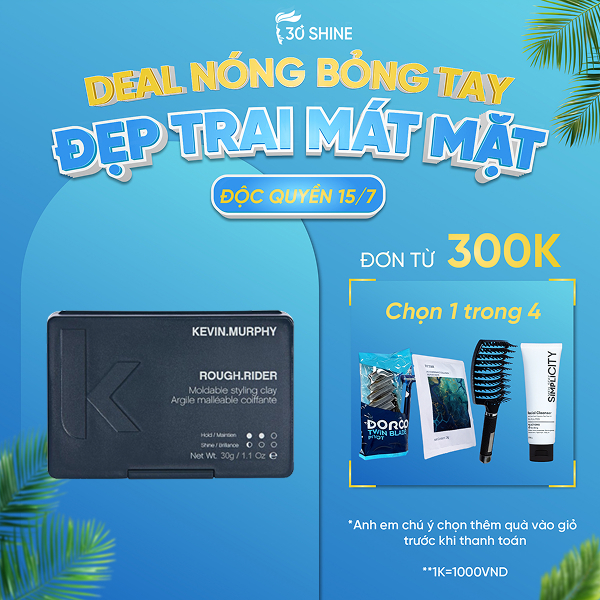 Sáp vuốt tóc nam Kevin Murphy Rough Rider giữ nếp tóc suốt 24h - 30Shine phân phối chính hãng