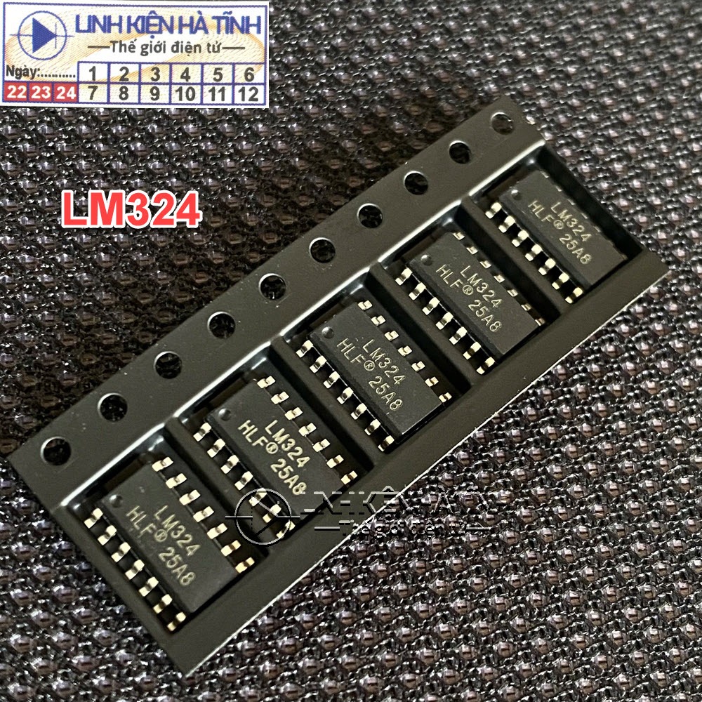 Túi 10 con IC KHUẾCH ĐẠI LM324D LM324 SMD LM324 DÁN SOP14- CP10