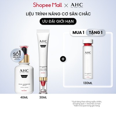Bộ đôi AHC Tinh chất Serum (40ML) và Kem mắt cho mặt (30ML) chống lão hóa săn chắc da PROSHOT COLLA-JUVENATION LIFT 4