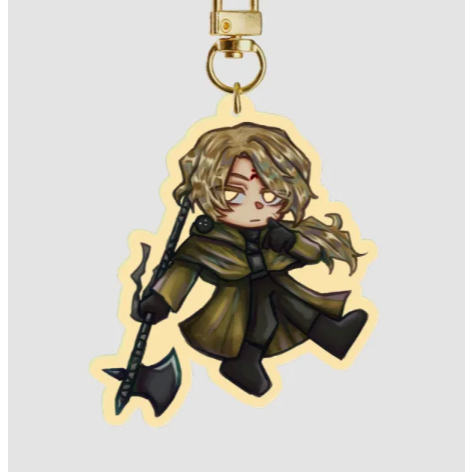A Certain Sinclair Acrylic Keychain (Limbus Company)