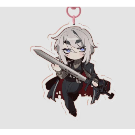 Faust acrylic keychain