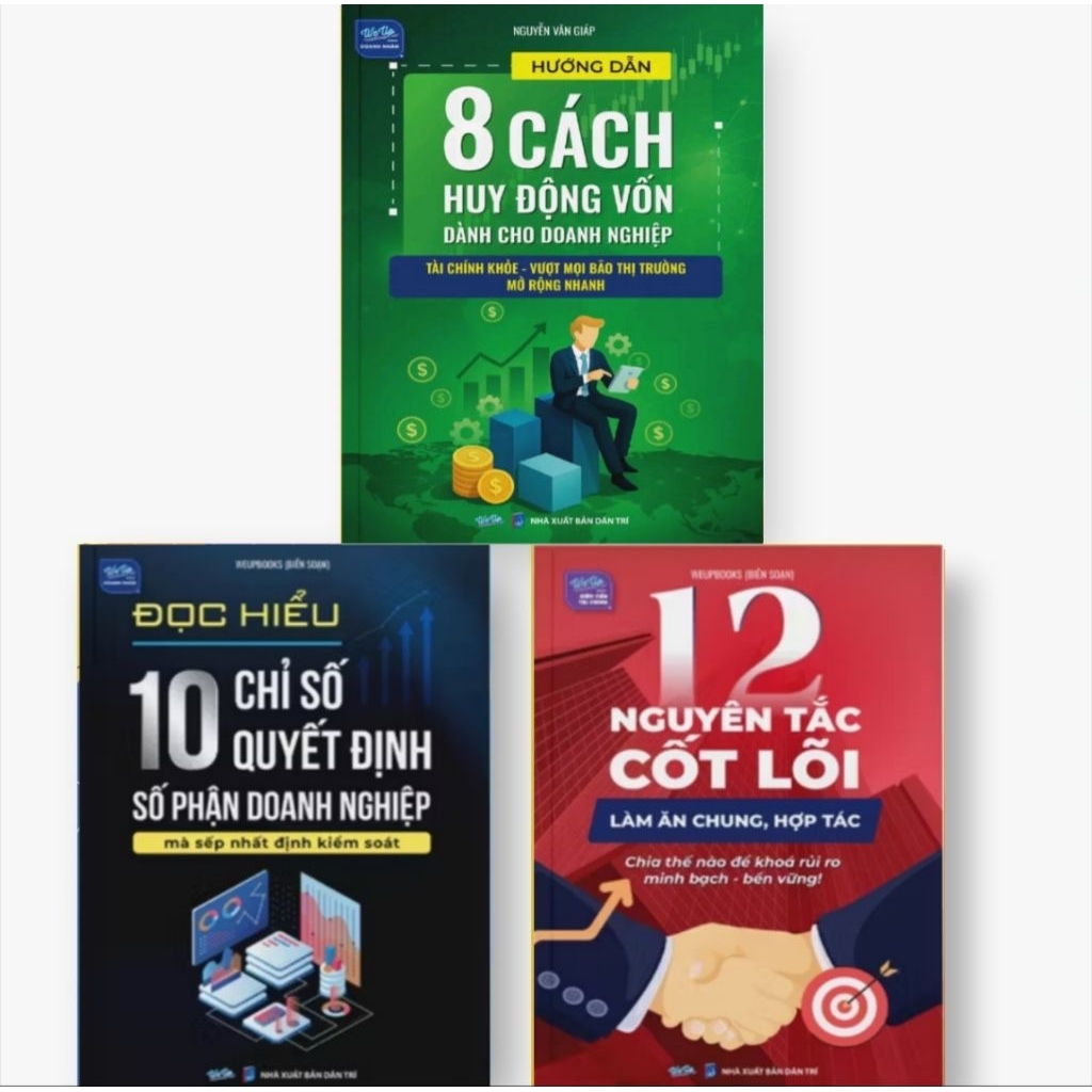 Hướng Dẫn 8 Cách Huy Động Vốn, Đọc Hiểu 10 Chỉ Số Quyết Định Số Phận Doanh Nghiệp, 12 Nguyên Tắc Cốt