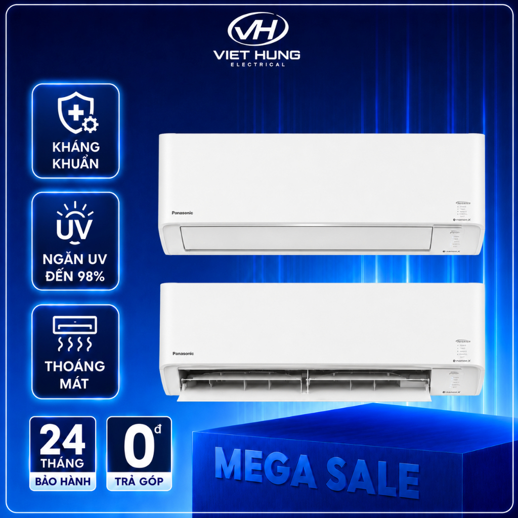 Máy lạnh Panasonic Inverter 1 HP CU/CS-YZ9AKH-8