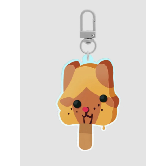 Noelle Holiday ice cream popsicle keychain double sided 17