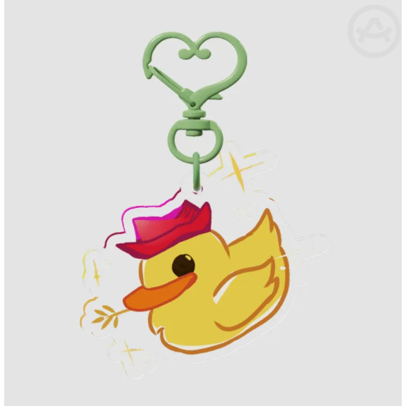 Ducky Cowboys keychain 56