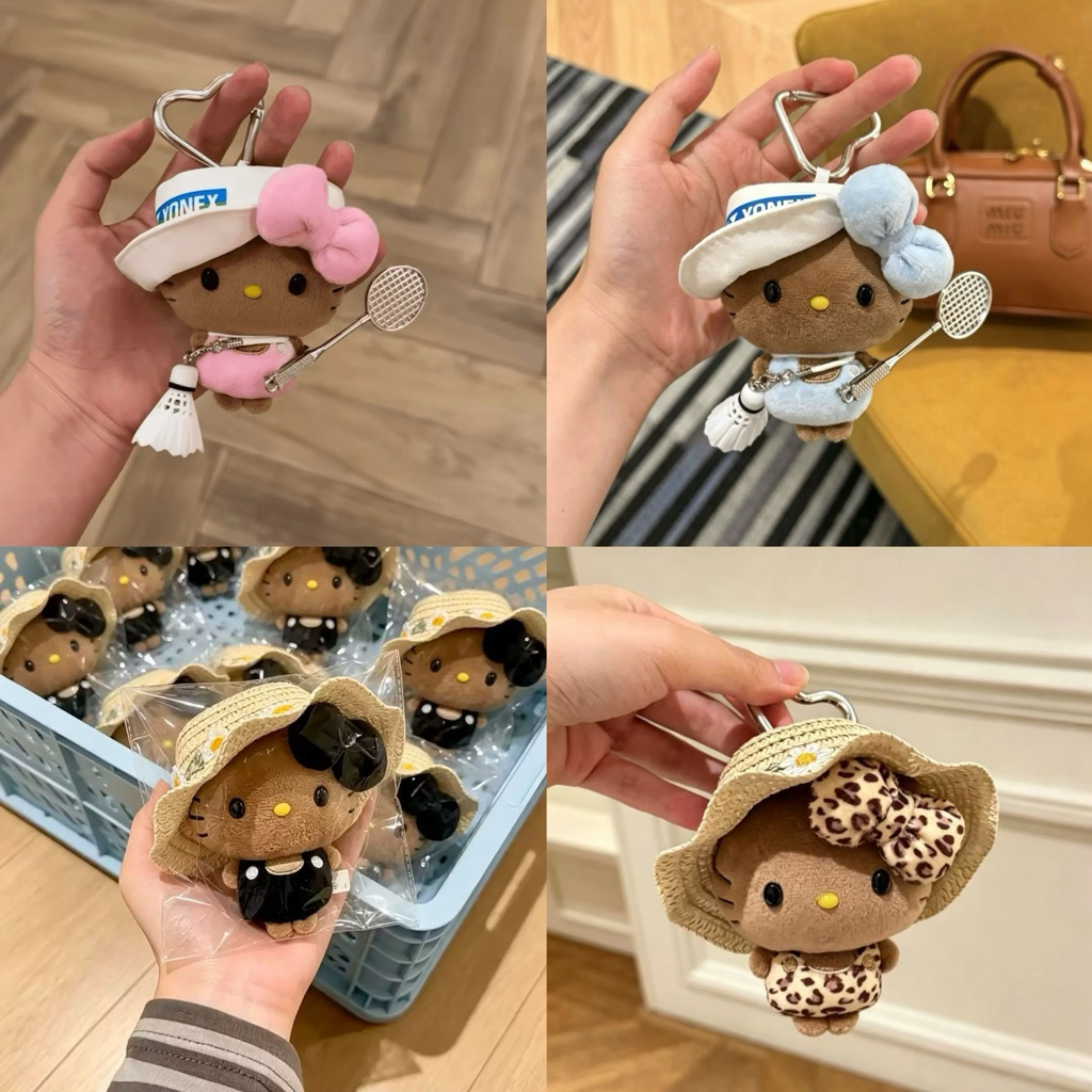 [ĐẶT7-10NG] Charm túi Hello Kitty mèo xinh móc khoá treo túi xách balo dễ thương đáng yêu