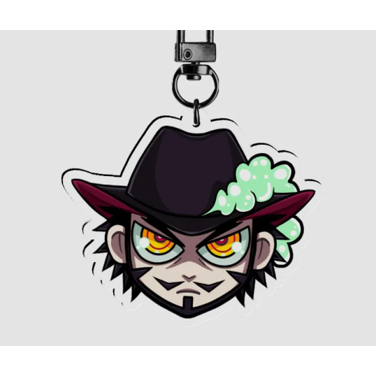 One Piece Mihawk Keychain