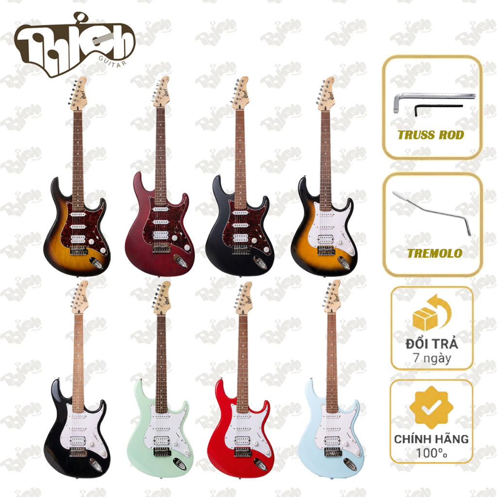 Đàn Guitar điện Cort G110 Stratocaster HSS Chính Hãng