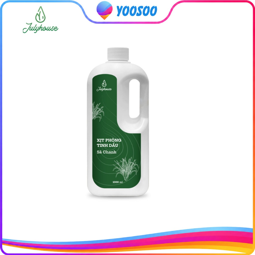 Chai 1L Tinh Dầu Xịt Phòng Sả Chanh - chuyên cho khách sạn resort - JULYHOUSE - YOOSOO