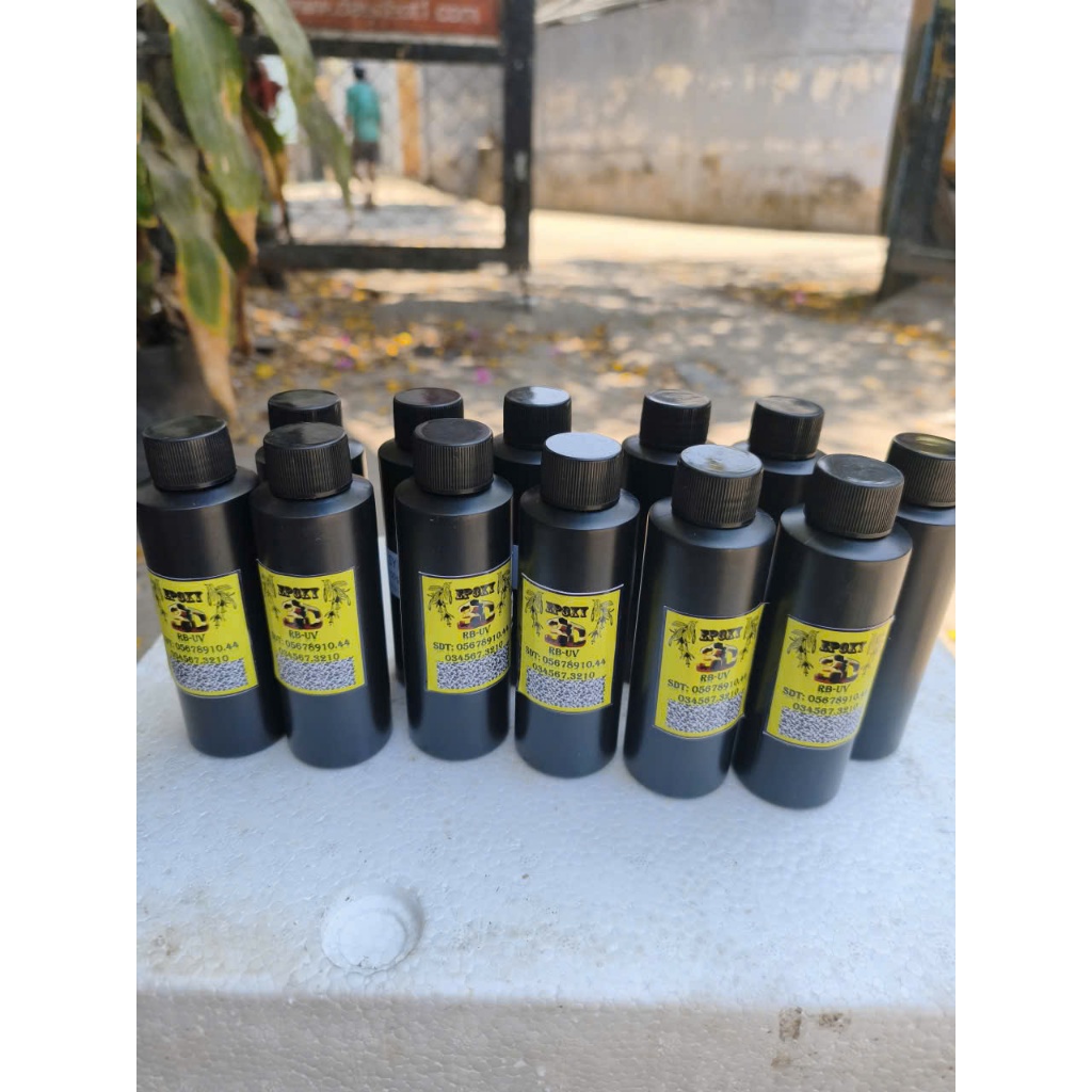Keo UV Resin Dạng Lỏng – Khô Bằng Tia UV – Làm Đồ Thủ Công, Đúc Mẫu Resin Art