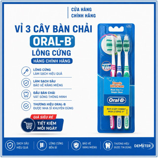 vỉ 3 Bàn chải Oral-B Classic Ultraclean