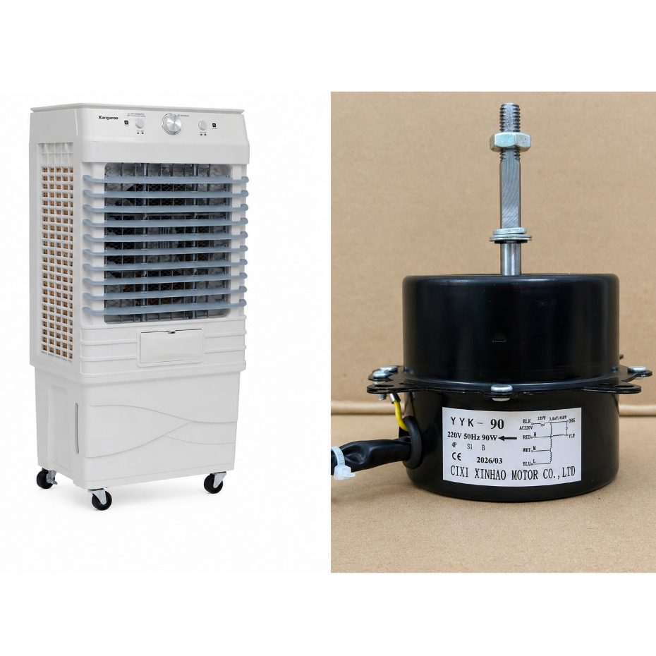 Động cơ quạt điều hoà Kangaroo KG50F100 [Dây Đồng] 90w mới