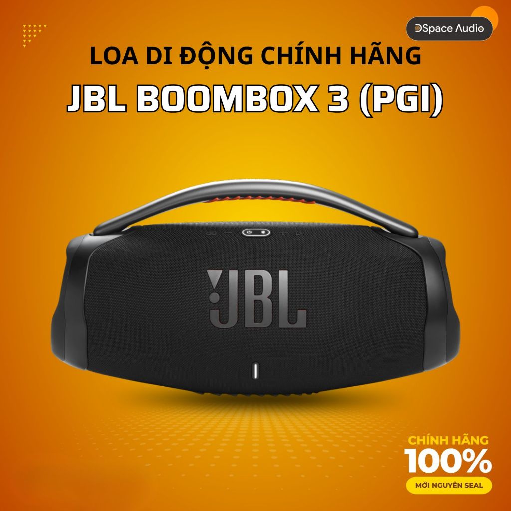 Loa Bluetooth JBL Boombox 3 (PGI) - Bảo Hành Chính Hãng, Mới Nguyên Seal