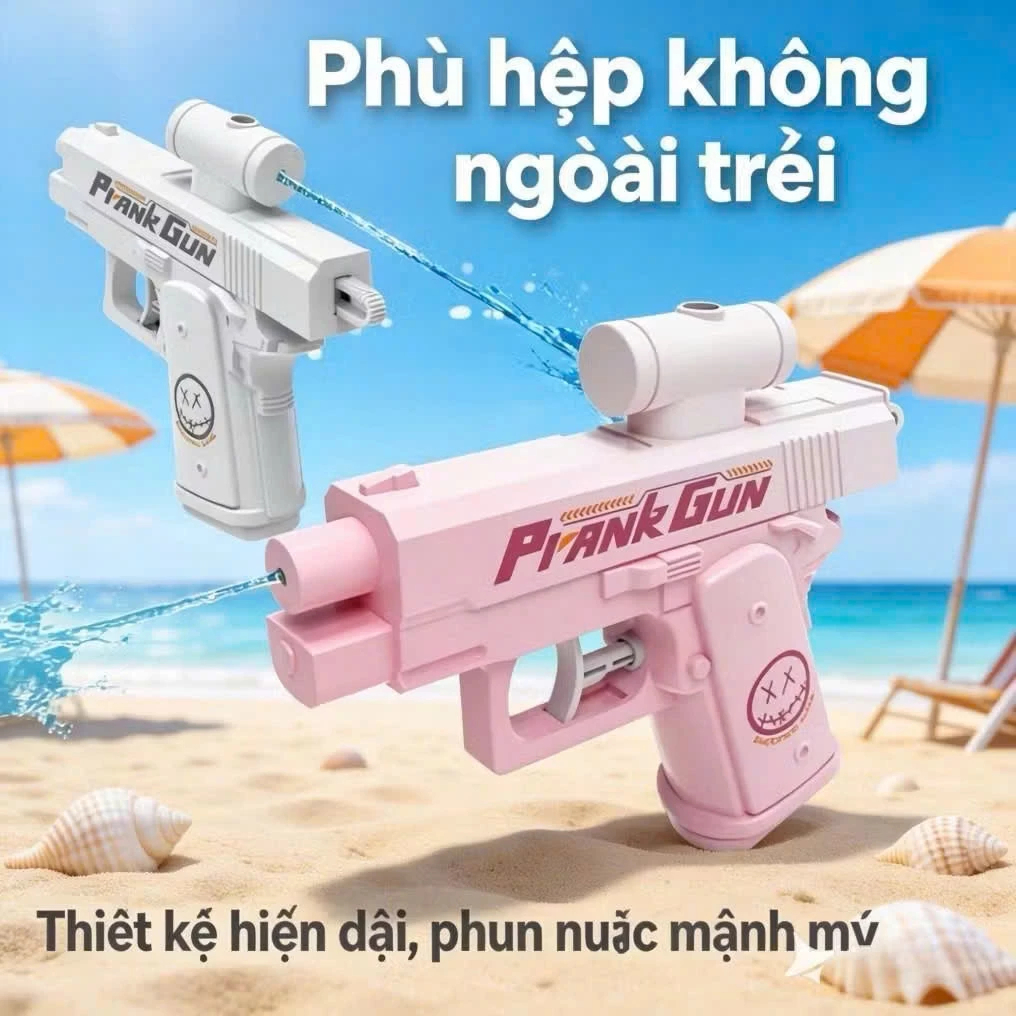 Súng Nước Troll Bạn Bè 2 Đầu Phun – Bắn Trước Hay Sau Đều Bất Ngờ